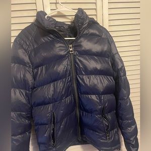 Guess bubble coat dark blue